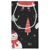 Neujahresmuster Kleine Geschenktüte (Rückseite)