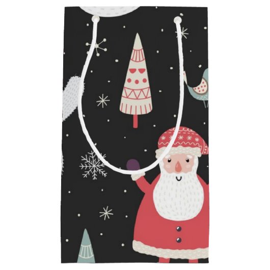 Neujahresmuster Kleine Geschenktüte (Vorderseite)
