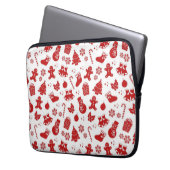 Neujahresmuster Laptopschutzhülle (Vorderseite Links)