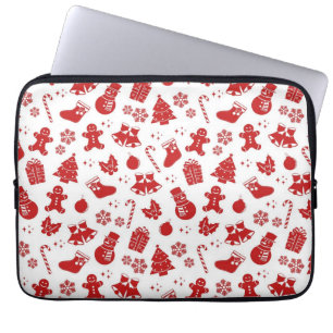 Neujahresmuster Laptopschutzhülle