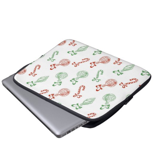 Neujahresmuster Laptopschutzhülle (Vorne Knopf)