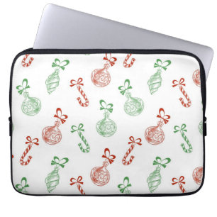 Neujahresmuster Laptopschutzhülle