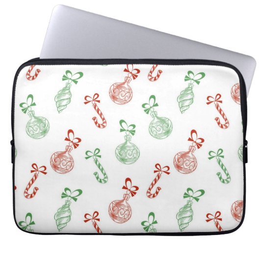 Neujahresmuster Laptopschutzhülle (Vorderseite)