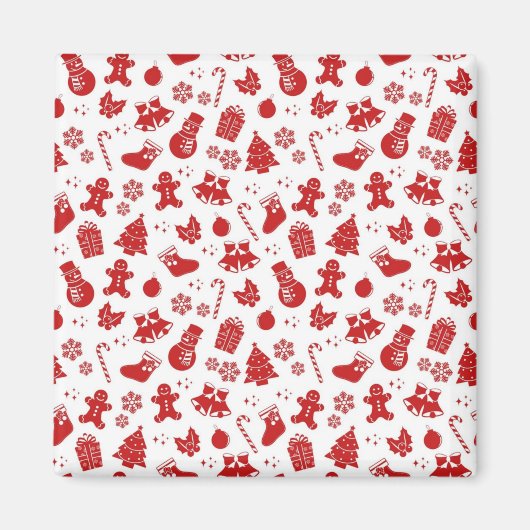 Neujahresmuster Magnet (Vorne)