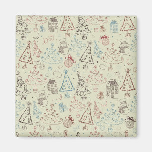 Neujahresmuster Magnet