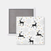 Neujahresmuster Magnet (Vorderseite/Rückseite)