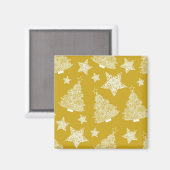 Neujahresmuster Magnet (Vorderseite/Rückseite)