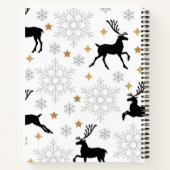 Neujahresmuster Notizblock (Rückseite)