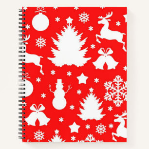 Neujahresmuster Notizblock