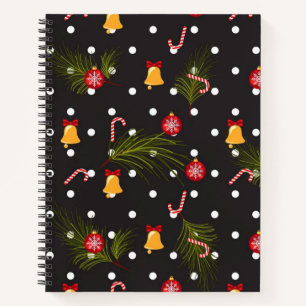 Neujahresmuster Notizblock