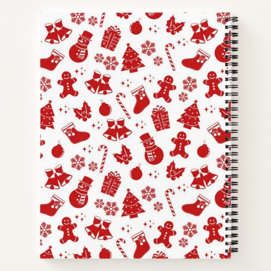 Neujahresmuster Notizblock (Rückseite)