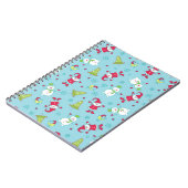 Neujahresmuster Notizblock (Linke Seite)