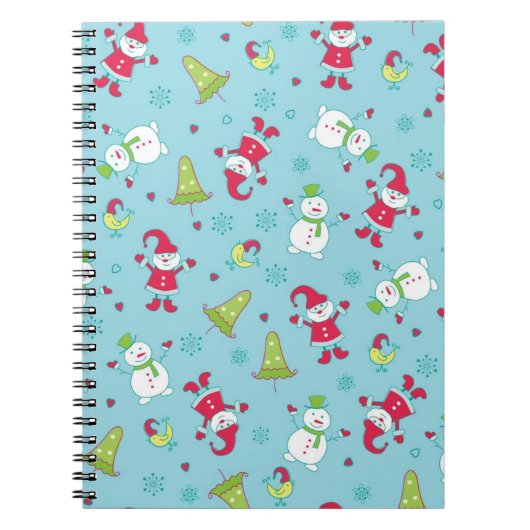 Neujahresmuster Notizblock (Vorderseite)