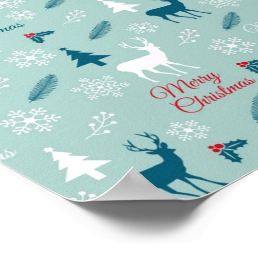 Neujahresmuster Poster (Ecke)