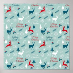 Neujahresmuster Poster