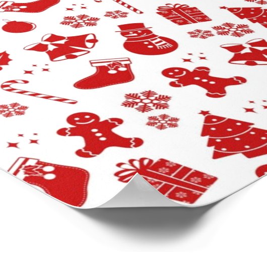 Neujahresmuster Poster (Ecke)