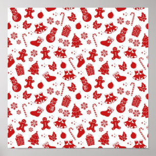 Neujahresmuster Poster