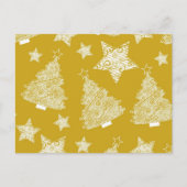 Neujahresmuster Postkarte (Vorderseite)