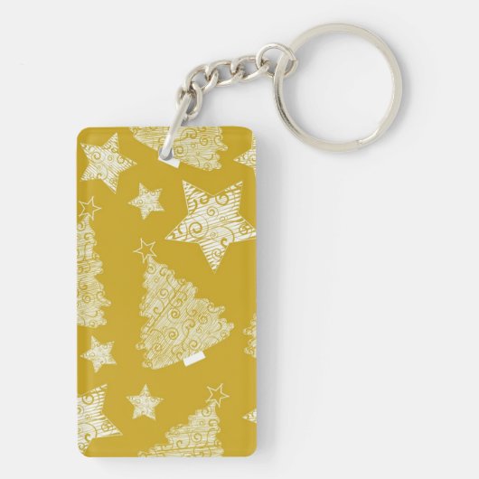 Neujahresmuster Schlüsselanhänger (Rückseite)