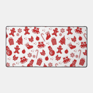 Neujahresmuster Schreibtischunterlage