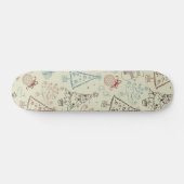 Neujahresmuster Skateboard (Horizontal)