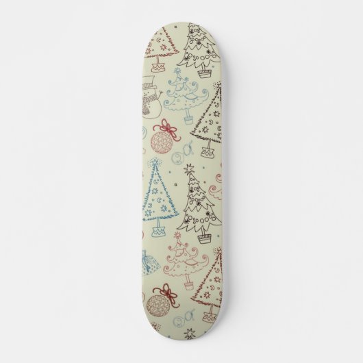 Neujahresmuster Skateboard (Vorne)