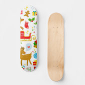 Neujahresmuster Skateboard (Vorderseite)