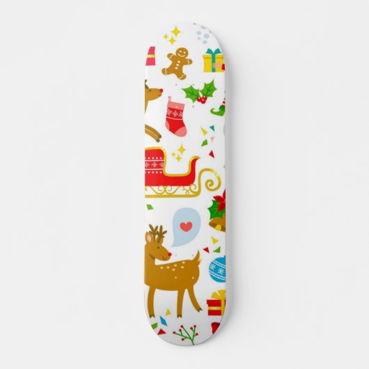Neujahresmuster Skateboard (Vorne)