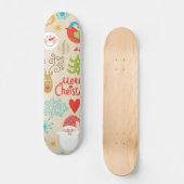 Neujahresmuster Skateboard (Vorderseite)