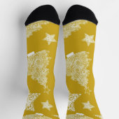 Neujahresmuster Socken (Oben)