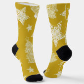 Neujahresmuster Socken (Gewinkelt)
