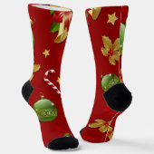 Neujahresmuster Socken (Gewinkelt)