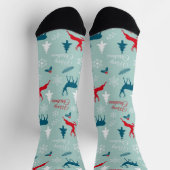 Neujahresmuster Socken (Oben)