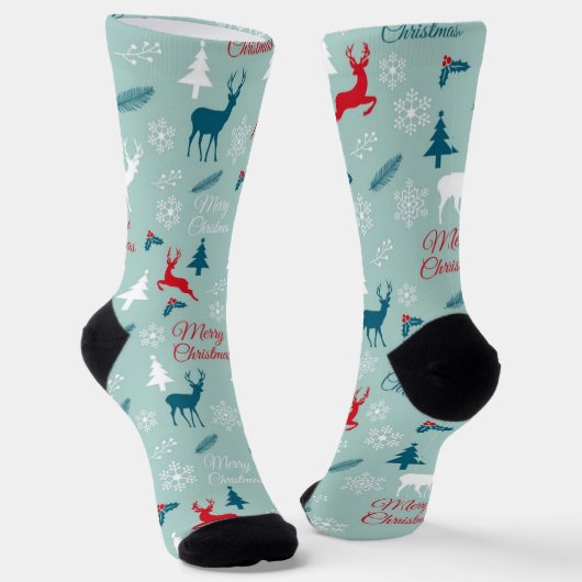 Neujahresmuster Socken (Gewinkelt)