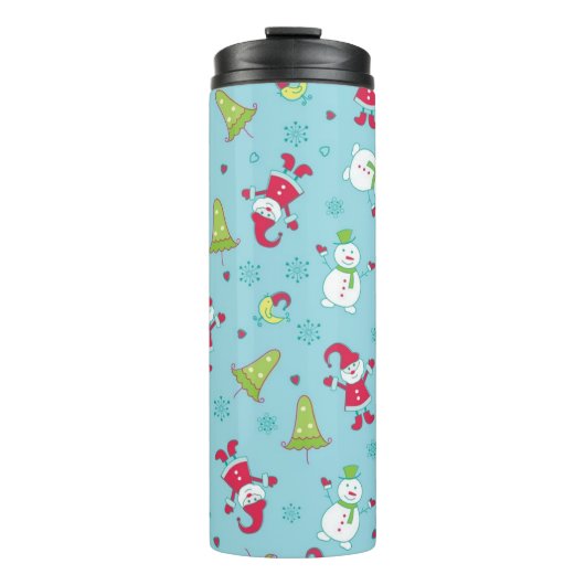 Neujahresmuster Thermosbecher (Vorderseite)