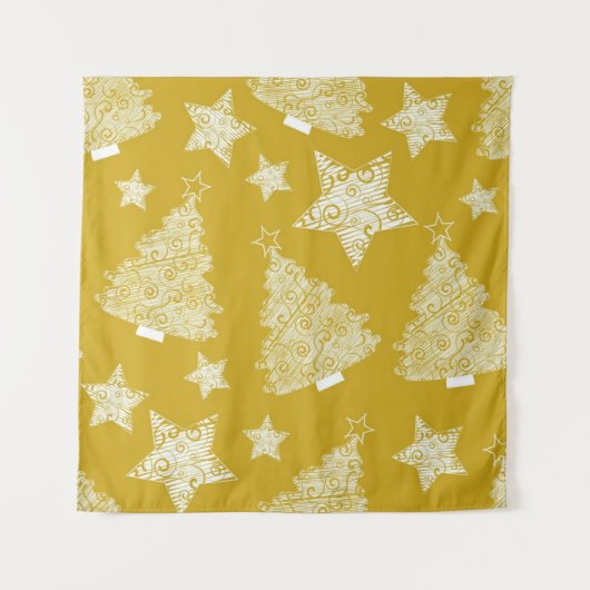 Neujahresmuster Wandteppich (Vorderseite)