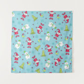 Neujahresmuster Wandteppich (Vorderseite)