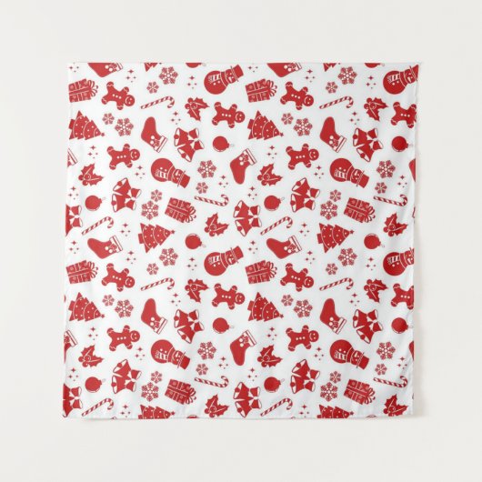 Neujahresmuster Wandteppich (Vorderseite (Horizontal))