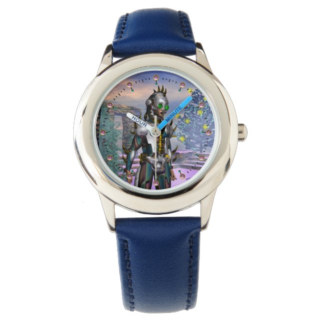 NEUJAHRESTAG EINES ZYBORGS ARMBANDUHR (Vorderseite)