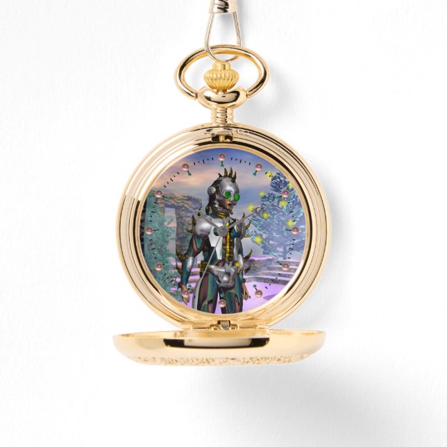 NEUJAHRESTAG EINES ZYBORGS ARMBANDUHR (Vorderseite)