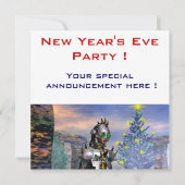 NEUJAHRESTAG EINES ZYBORGS FEIERTAGSKARTE (Rückseite)