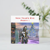 NEUJAHRESTAG EINES ZYBORGS FEIERTAGSKARTE (Stehend Vorderseite)