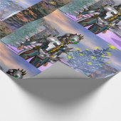 NEUJAHRESTAG EINES ZYBORGS GESCHENKPAPIER (Ecke)