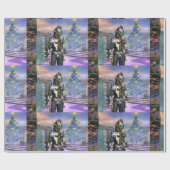 NEUJAHRESTAG EINES ZYBORGS GESCHENKPAPIER (Flach)