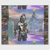 NEUJAHRESTAG EINES ZYBORGS GESCHENKPAPIER (Flach)