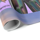 NEUJAHRESTAG EINES ZYBORGS GESCHENKPAPIER (Rolleneckpunkt)