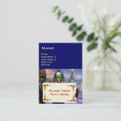 NEUJAHRESTAG EINES ZYBORGS VISITENKARTE (Stehend Vorderseite)