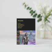 NEUJAHRESTAG EINES ZYBORGS VISITENKARTE (Stehend Vorderseite)