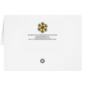 NEUJAHRESTAG MIT EINEM ZYBORG-Pink-Gelben Gruß (Rückseite Horizontal)