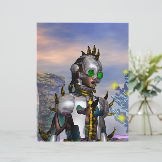 NEUJAHRESTAG MIT EINER ZYBORGENAUSFÜHRUNG (Stehend Vorderseite)